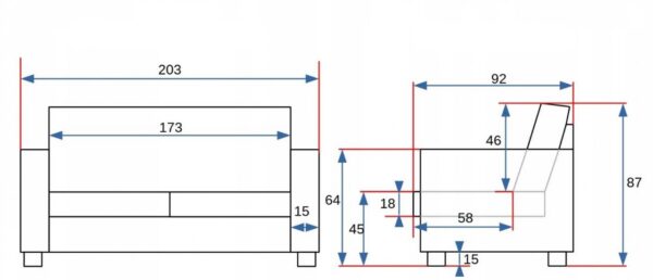 FLINT 3+2+1 garnitúra