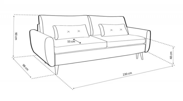 LUCYNA 3+1+1 garnitúra