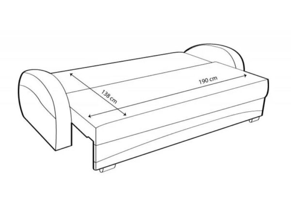 MARA ÚJ 3+1+1 garnitúra