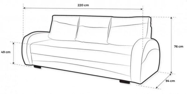 MARA ÚJ 3+1+1 garnitúra