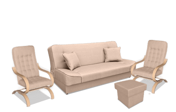 MEGAN 3+1+1 garnitúra