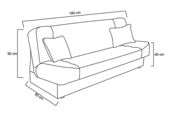 MEGAN 3+1+1 garnitúra